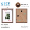 Egofine 8x10 Picture Frames Made of Solid Wood with Plexiglass,