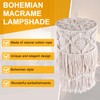 Giyofom Hand Made Wall Tapestry Lampshade Bohemian Macrame Boho Handcraft