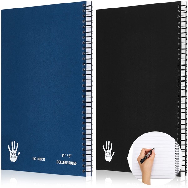 Jutom 2 Pads Jumbo Left Handed Notebook 11" x 8.5"