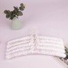 5 Pack Solid Sponge Hanger Non-Slip Wrapping Padded Hangers Clothes