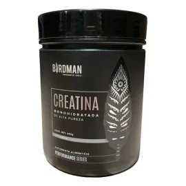 Creatina Monohidratada Polvo Birdman 600g Sin Sabor                                                                                                   