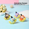 HILAZA 16Pcs Pencil Top Erasers for Kids, 3D Cute Monkey