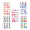Healvian 120 Pieces Cartoon Nail Art Patches 5 Boxes Child