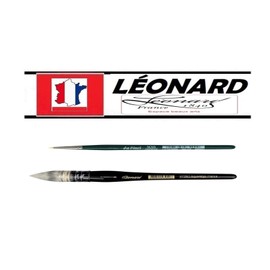 Leonard Aquarys Series 872 RO Wash Brush Vegan No. 3 + 1 Piece Mini Da Vinci Nova Synthetic 1570