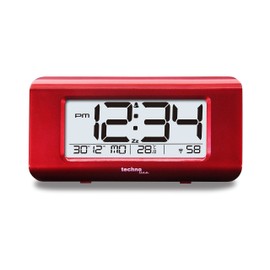 Technoline WT 197 Quartz Alarm Clock Metallic Red