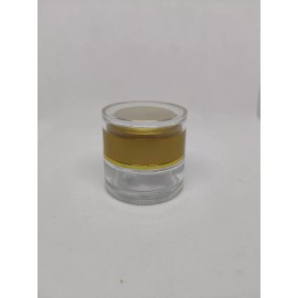 Meliars Pomadera 15grs Dorada Cristal (30 Piezas)