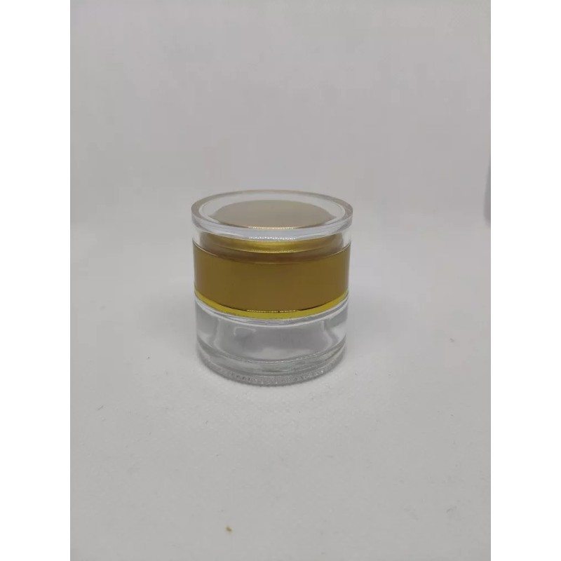 Meliars Pomadera 15grs Dorada Cristal (30 Piezas)