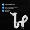 kör4u Flexible Pipe Odour Trap, Plastic, 1.5 inch x 40