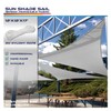 Windscreen4less 12' x 12' x 17' Sun Shade Sail Triangle