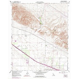 YellowMaps Myoma CA topo map, 1:24000 Scale, 7.5 X 7.5 Minute, Historical, 1958, Updated 1991, 26.9 x 21.5 in - Paper