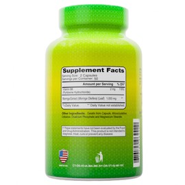 ALFA VITAMINS Moringa with Vitamin B6 Nutrient-Rich Superfood Supplement with Antioxidants & Essential B Vitamins – 100 Capsules (2-Pack)