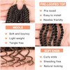 Mscat 8 Inch Wavy Senegalese Twist Crochet Hair 8 Packs