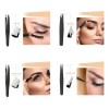 Pinzas De Cejas Profesionales De Acero Inoxidable 4 Piezas Negro