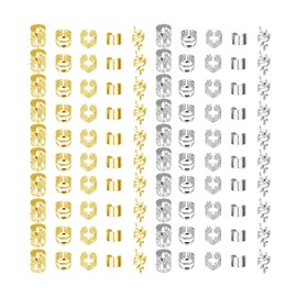 100 Pcs Gold & Silver Dreadlock Beads Locks Accessories Hair Bead, Adjustable Dreadlock & Braid Accessories with Cuffs & Rings, Metal Hair Jewelry for Adults with Hair Charms & Decorative Clips