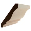 EWCR13 Crown 3/4" x 4-5/8" Unfinished 3-5/8" High x 2-3/4"