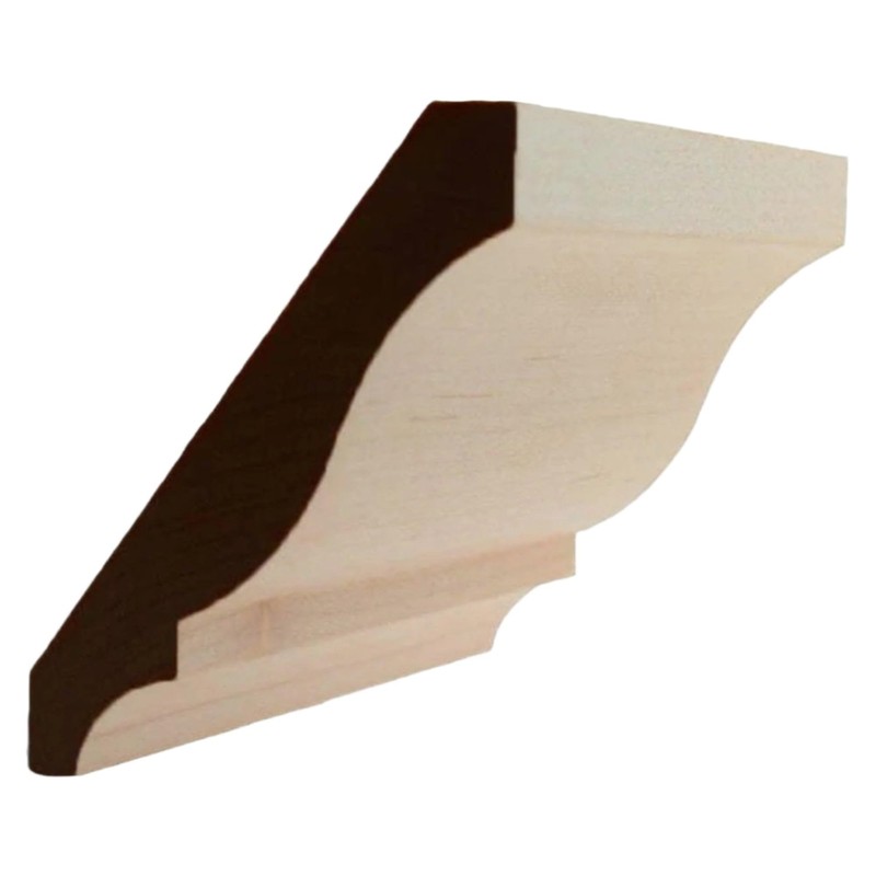 EWCR13 Crown 3/4" x 4-5/8" Unfinished 3-5/8" High x 2-3/4"