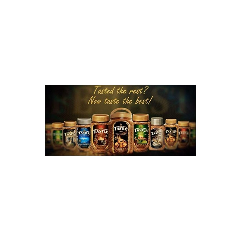 Cafe Tastle Gold Freeze Dried Instant Coffee, 2 jars of