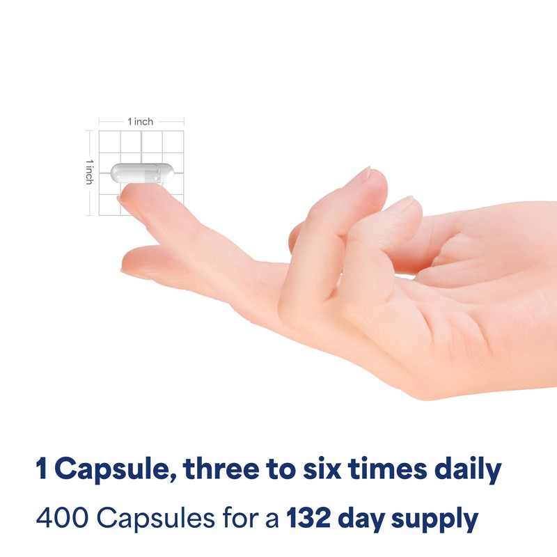 Puritan's Pride Premium Echinacea Natural Whole Herb Herbal Supplement 400mg,