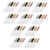 SAFIGLE 40Pcs Portable Lip Gloss Tubes with Brush Head Durable