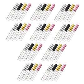 SAFIGLE 40Pcs Portable Lip Gloss Tubes with Brush Head Durable Leak Stylish Design for Travel DIY Cosmetic Creation for and Gloss Applications