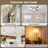 SURAIELEC 3 Way Wireless Light Switch and Receiver Kit, Decorator