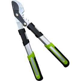 GARDEN GURU Bypass Loppers Tree Trimmer Clipper - 3X Cutting Power Gardening Loppers Pruning Shear -Comfort Grip Handles -High Carbon Steel Blade – Heavy Duty Branch Cutter –Cut Thick Branches w Ease