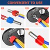 Ferrule Crimping Tool Kit, Preciva Upgrade Double & Single Ferrules