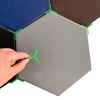 Green Color Y Shaped Hex Tile Wall Leveling Clips 1/8
