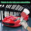 MXNLPJ Pistola Gravedad Pintura Automotriz De 600ml 1,4/1,7/2,0 Mm