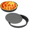 Gutsdoor Tart Pan 12 Inch with Removable Bottom Quiche Pan