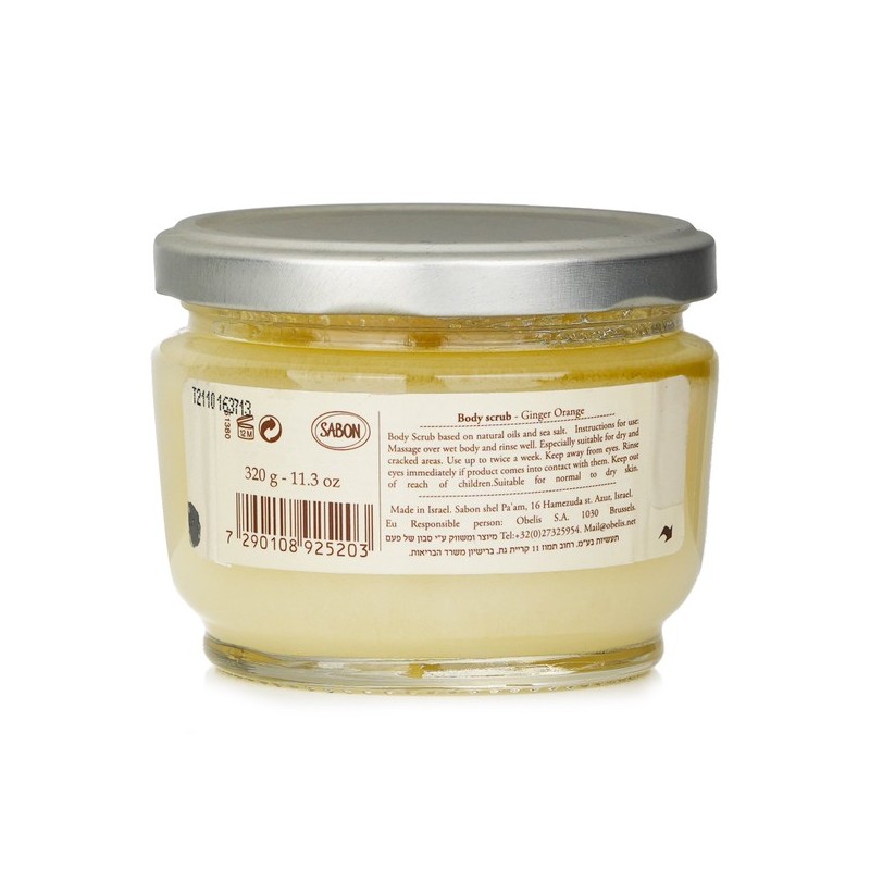 Sabon Body Scrub - Ginger Orange 320g/11.3oz / 사봉 바디