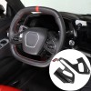 Unbranded ABS Carbon Fiber Steering Wheel Button Cover Trim For