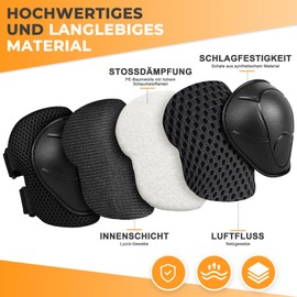 LeapBeast Protector Set of 6 Protectors Protector Set, Inline Protective Equipment, Protector Set Children, Knee Pads, Elbow Pads, Hand Guards, Adjustable, Gift Girls (Black, S - 3-8 Years)