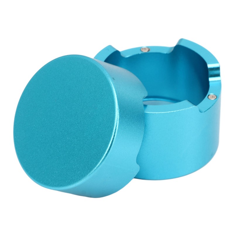 Billiard Chalk Case Round Aluminum Alloy Pool Cue Chalk Box