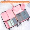 YEEYAA 8 Set Packing Cubes for Suitcase, Packing Cubes for