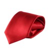 The Shirt Studio Red Satin Solid Tie