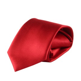 The Shirt Studio Red Satin Solid Tie
