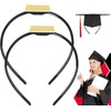 KHG 2 Pack Graduation Cap Headband, Grad Cap Headband Insert