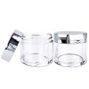 Beauticom Clear 1 oz Plastic Jar (Quantity: 3 Pieces a