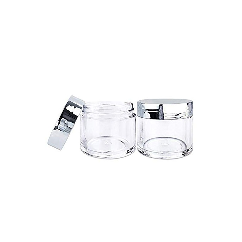 Beauticom Clear 1 oz Plastic Jar (Quantity: 3 Pieces a