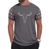 Men's T-Shirts Casual Summer Western Aztec Print Short Sleeve Tops