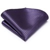 Dubulle Mens Tie Set Solid Paisley Silk Striped Necktie for