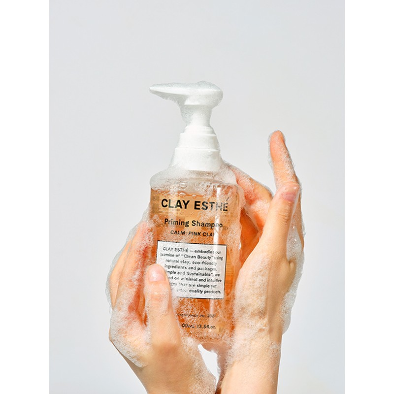 Clay Esthe 핑크클레이 샴푸 400ml Pink Clay Shampoo 400ml