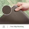 Collive Kitchen Mats Cushioned Anti Fatigue, Modern Abstract Non Slip