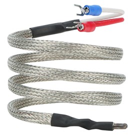 812-0210 Thermocouple 35 inches Long & Thermocouple Protection Tube Cover 812-1322 Set Fit For Quadrafire Stove Models: 800, 1000, 1100i, 1200, 1200i