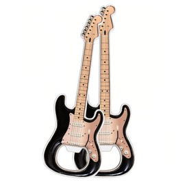 LanHong 2 Piece/Set Bottle Opener Beer Bottle Openers Guitar Shaped Bottle Opener Guitar Gift Kitchen Gadgets for Drinkers Music Guitar Lover