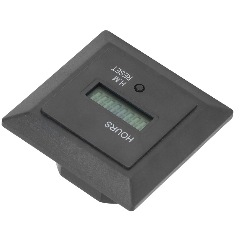 Hour Meter Digital Display Timer Hourmeter Gauge 0‑999999H 59M for