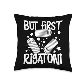 Rigatoni Pasta Noodles Recipes Italian Sauce Maker Throw Pillow, 16x16, Multicolor
