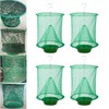 4 Pack Ranch Fly Traps,Fly Trap Outdoor Hanging with Tray,Effective