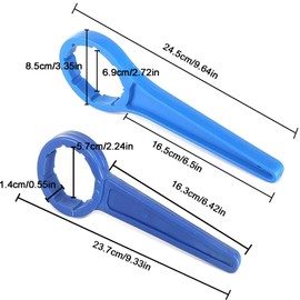 Pack of 3 canister keys, canister opener, combination canister key, universal canister key, small hand key, for 5, 10, 20, 25 and 30 litre canisters for easy opening of canisters